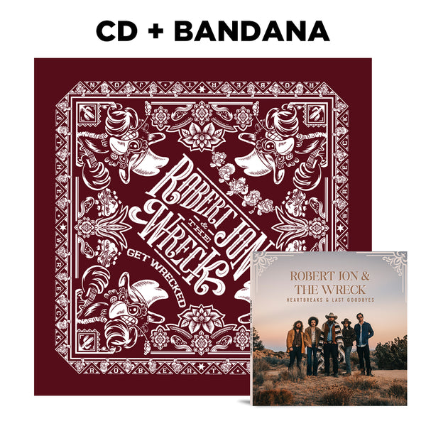 Heartbreaks & Last Goodbyes CD & Bandana Package