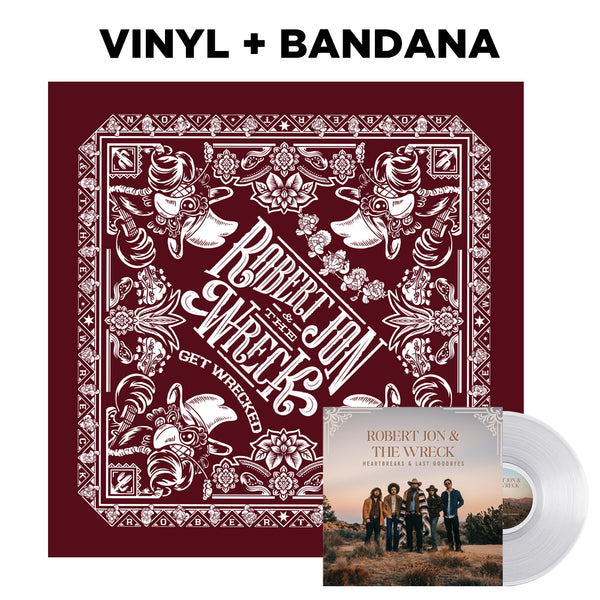 Heartbreaks & Last Goodbyes Vinyl & Bandana Package