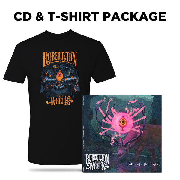Ride Into The Light CD & T-Shirt Package
