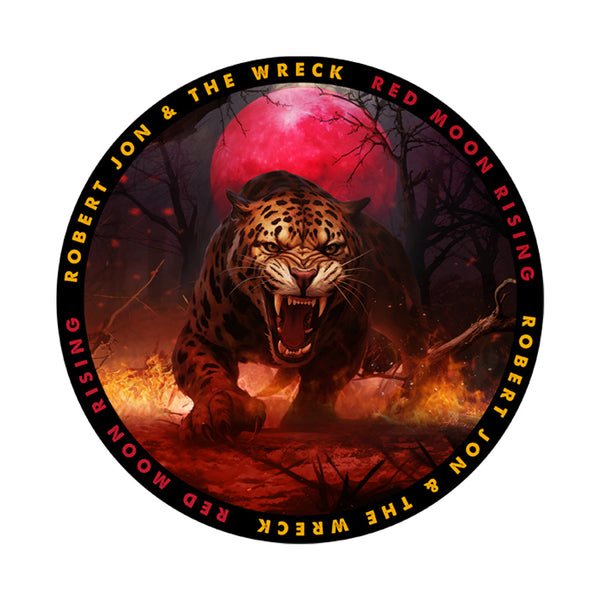 Red Moon Rising Vinyl Slip Mat