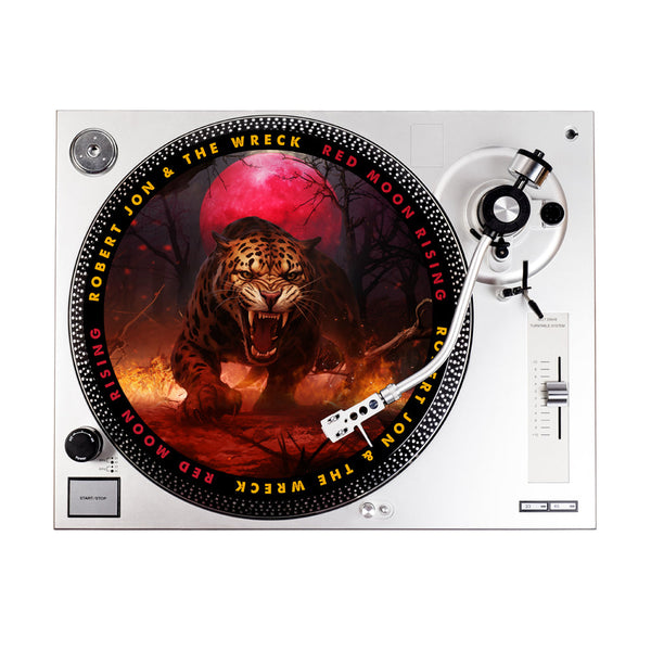 Red Moon Rising Vinyl Slip Mat