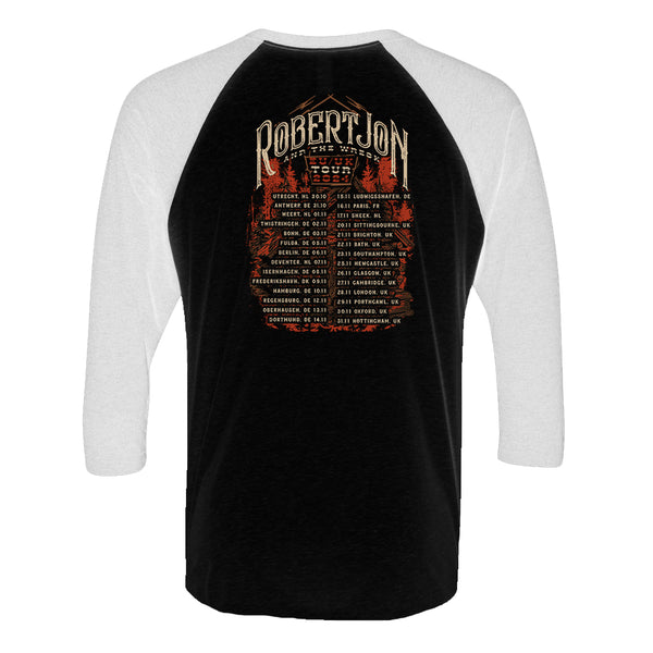 Europe Winter Tour 2024 3/4 Sleeve T-Shirt (Unisex)