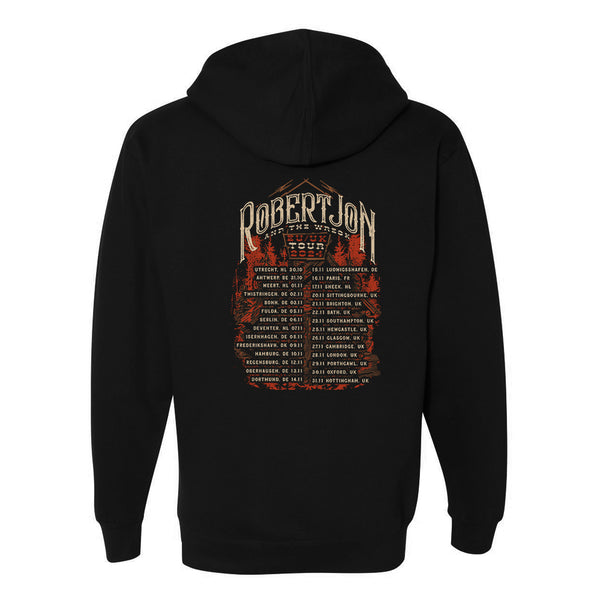 Europe Winter Tour 2024 Zip-Up Hoodie (Unisex)