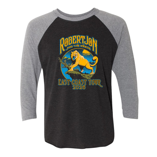 2026 East Coast Tour 3/4 Sleeve T-Shirt (Unisex)