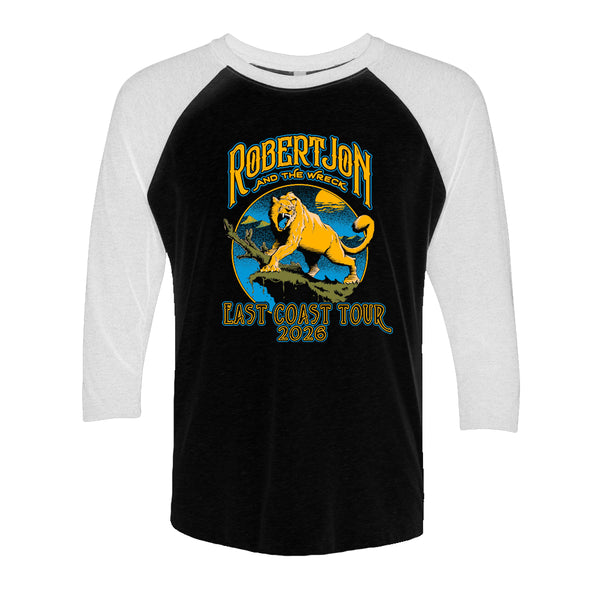 2026 East Coast Tour 3/4 Sleeve T-Shirt (Unisex)