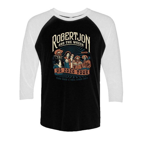 U.S. Tour 2026 3/4 Sleeve T-Shirt (Unisex)