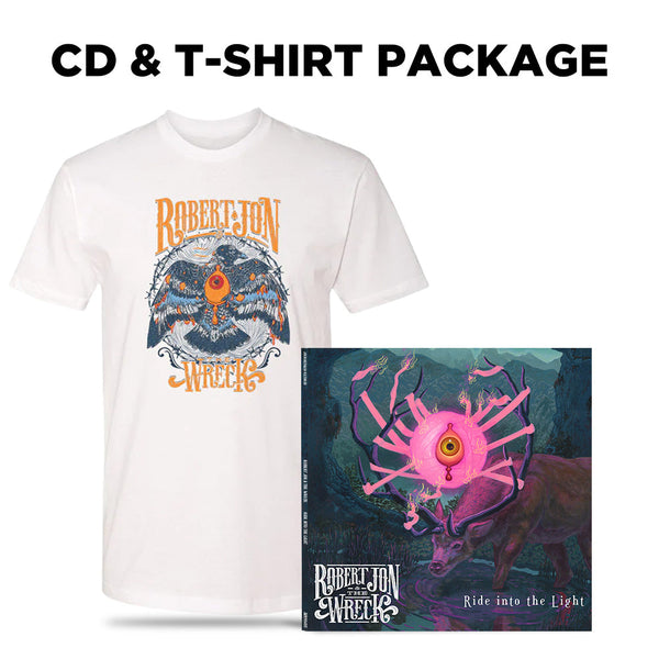 Ride Into The Light CD & T-Shirt Package